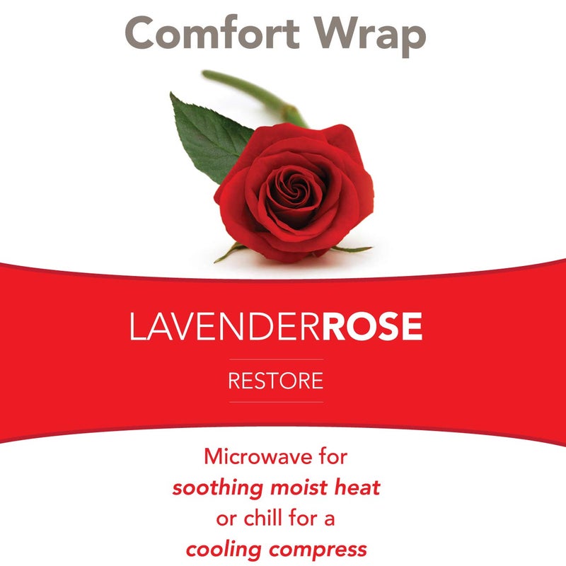 Bed Buddy Heated Aromatherapy Neck Wrap, Lavender & Rose Scented - Microwavable Hot & Cold Therapy for Sore Muscles, Stress Relief, and Relaxation - Soft Plush Fabric with Lavender and Rose - Image 5